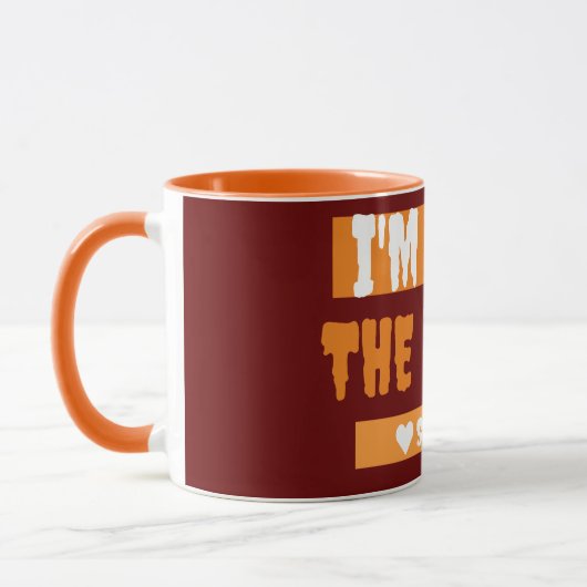 Einfaches Happy Halloween ich bin mit dem Hexencos Tasse (Links)