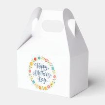 Einfaches Happy Mother's Day Florale Kalligrafie |