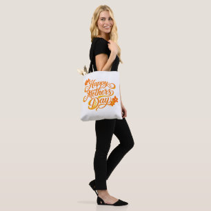Einfaches Happy Mother's Day Florale Kalligrafie   Tasche