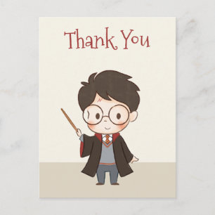 Einfaches Harry-Potter-Danke-Schön Postkarte