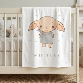 Einfaches Harry-Potter-Dobby-Baby-Badyshower Fleecedecke