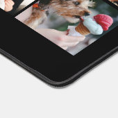 Einfaches Haustier 10 Foto Collage Custom Desk Mat Schreibtischunterlage (Ecke)