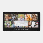 Einfaches Haustier 10 Foto Collage Custom Desk Mat Schreibtischunterlage (Tastatur & Maus)