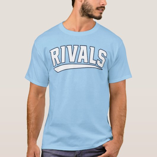 Einfaches Hellblaues T-Shirt (Vorderseite)
