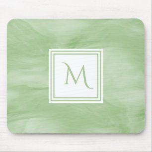 Einfaches hellgrünes subtiles modernes mousepad