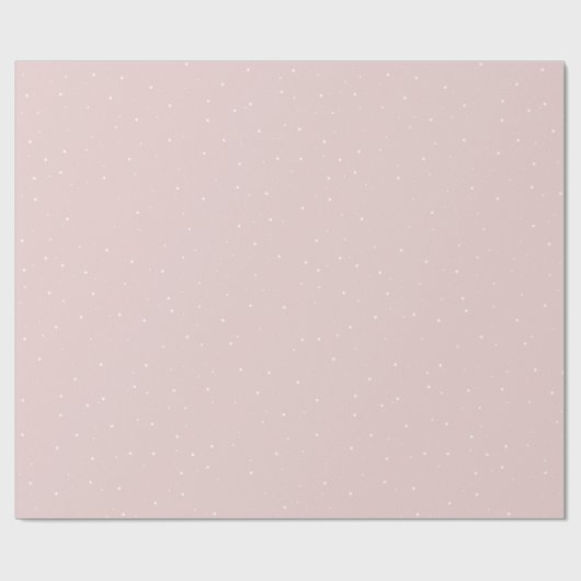 Einfaches hellrosa Schneeflockenpapier Geschenkpapier (Flach)