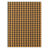 Einfaches Herbst Orange Buffalo Karo Tischdecke (Vorderseite)