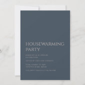Einfaches Herbsthaus-Party Einladung (Vorderseite)
