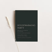 Einfaches Herbsthaus-Party Einladung