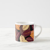 Einfaches Herbstlassen dunkel Espressotasse (Rechts)