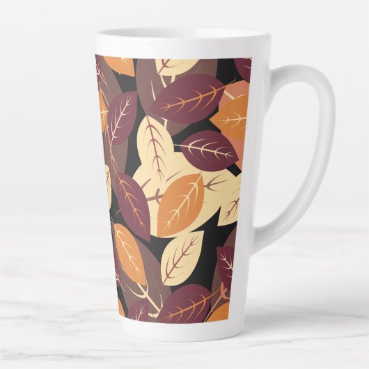 Einfaches Herbstlassen dunkel Milchtasse (Rechts)