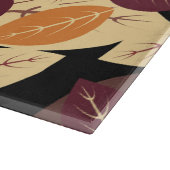 Einfaches Herbstlassen dunkel Schneidebrett (Ecke)