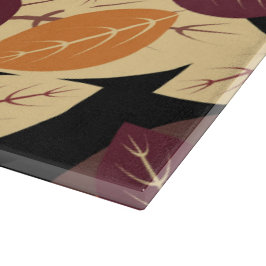 Einfaches Herbstlassen dunkel Schneidebrett