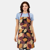 Einfaches Herbstlassen dunkel Schürze (Getragen)