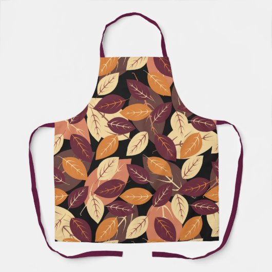 Einfaches Herbstlassen dunkel Schürze (Vorderseite)