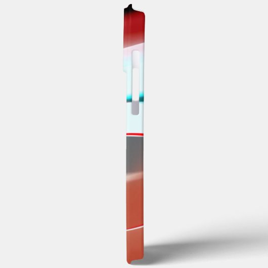 Einfaches Herzdesign, kristalline Tonmischung in K Case-Mate iPhone Hülle (Rückseite / Links)