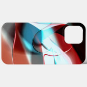 Einfaches Herzdesign, kristalline Tonmischung in K Case-Mate iPhone Hülle (Rückseite (Horizontal))