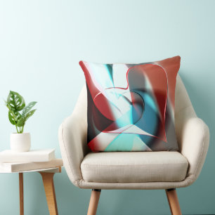 Einfaches Herzdesign, kristalline Tonmischung in K Kissen