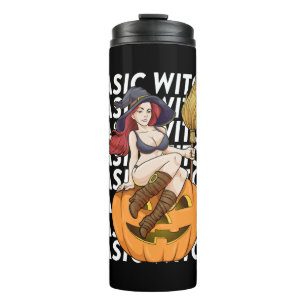 Einfaches Hexen-Halloween-Kostüm Lustig Sarkastisc Thermosbecher
