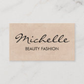 Einfaches Hintergrundbild | BERUFLICH Visitenkarte (Vorderseite)