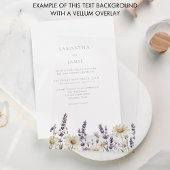 Einfaches Hintergrundbild für Vellum Overlay Einladung