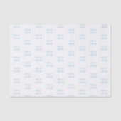 Einfaches Hinzufügen des Logo-Tissue-Papiers Seidenpapier (Vorderseite)