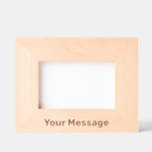 Einfaches Hinzufügen einer Message-Textvorlage Geätzte Rahmen (Vorderseite)