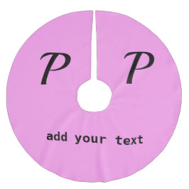 einfaches Hinzufügen eines Foto-Bugs in Monogramm Polyester Weihnachtsbaumdecke