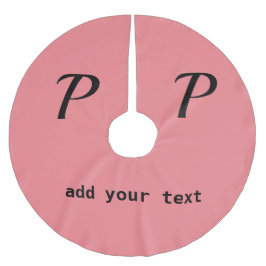 einfaches Hinzufügen eines Foto-Bugs in Monogramm Polyester Weihnachtsbaumdecke