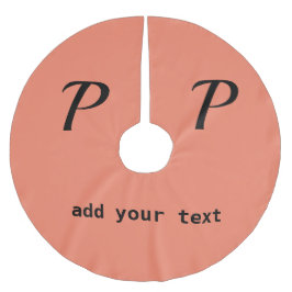 einfaches Hinzufügen eines Foto-Bugs in Monogramm Polyester Weihnachtsbaumdecke