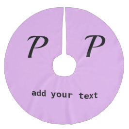 einfaches Hinzufügen eines Foto-Bugs in Monogramm Polyester Weihnachtsbaumdecke