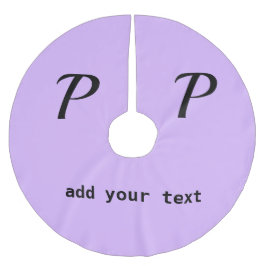 einfaches Hinzufügen eines Foto-Bugs in Monogramm Polyester Weihnachtsbaumdecke