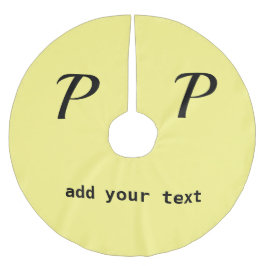 einfaches Hinzufügen eines Foto-Bugs in Monogramm Polyester Weihnachtsbaumdecke