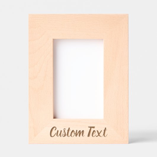 Einfaches Hinzufügen eines kursiven Skripts (Portr Geätzte Rahmen (Vorderseite)