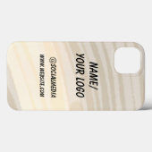 einfaches Hinzufügen eines Logo-Namens Aquarell Ca Case-Mate iPhone Hülle (Rückseite (Horizontal))