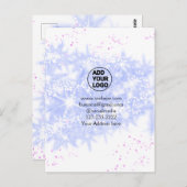 einfaches Hinzufügen eines Logos/Designs mit einem Postkarte (Vorne/Hinten)