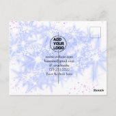 einfaches Hinzufügen eines Logos/Designs mit einem Postkarte (Rückseite)