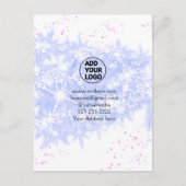 einfaches Hinzufügen eines Logos/Designs mit einem Postkarte (Vorderseite)