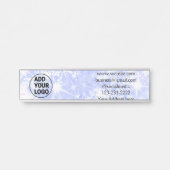 einfaches Hinzufügen eines Logos/Designs mit einem Türschild (Vorderseite )