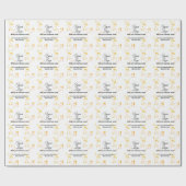 einfaches Hinzufügen eines Logos/Designs mit Goldg Geschenkpapier (Flach)
