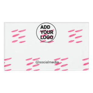 einfaches Hinzufügen eines Logos oder einer Wasse Namenschild