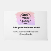 einfaches Hinzufügen eines Logos oder einer Wasser Fußmatte (Vorderseite)