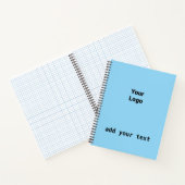 einfaches Hinzufügen eines Monogramm-Foto-Notebook Notizblock (Innenseite)