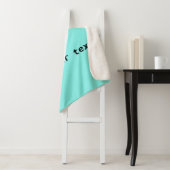 einfaches Hinzufügen eines Monogramm-Fotos Sherpadecke (Beispiel)