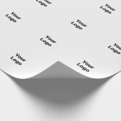 einfaches Hinzufügen Ihrer Text-Monogramm-Namen-Pa Geschenkpapier (Ecke)