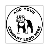 Einfaches Hinzufügen Ihres Firmenlogos Gummistempel (Prägung)