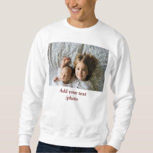einfaches Hinzufügen IHRES FOTO TEXT CHRISTMAS Ho Sweatshirt