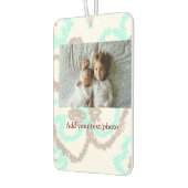 einfaches Hinzufügen IHRES FOTOS TEXT Blue Glitzer Autolufterfrischer (Links)