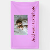 einfaches Hinzufügen IHRES FOTOS TEXT CHRISTMAS Ba Banner (Vertikal)