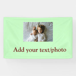 einfaches Hinzufügen IHRES FOTOS TEXT CHRISTMAS Ba Banner